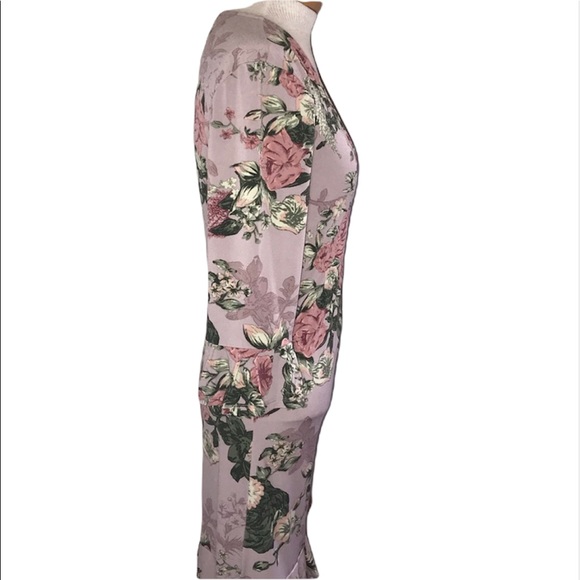 BCBGeneration Faux Wrap Floral Dress Med. - Picture 7 of 9